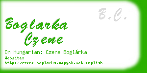 boglarka czene business card
